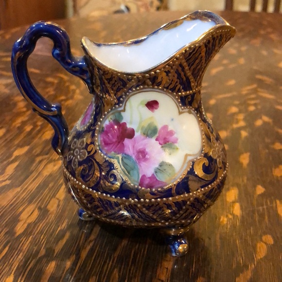 Antique Handpainted Pitcher - Picture 2 of 6